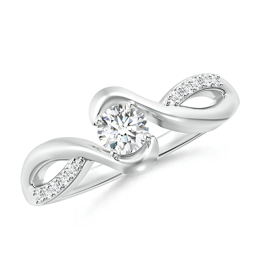 1.00 CTW Round Cut EF VS/SI Lab-Grown Diamond Ring Engagement or Wedding Ring for Women in 14K Gold or Platinum, Perfect Anniversary Gift