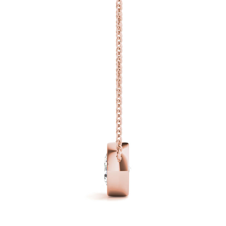 0.25 to 2.00 Ctw Lab Grown Round Diamond Pendant Necklace, IGI Certified Diamond Pendant, Anniversary Gift, Gift for Daughter, Wife & Mother