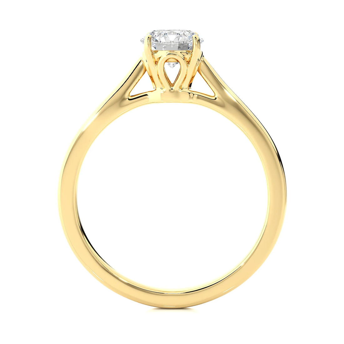 Ethically Sourced EF VS/SI Lab-Grown Diamond Solitaire Engagement or Wedding Ring – IGI Certified Diamond in 14K Real Gold