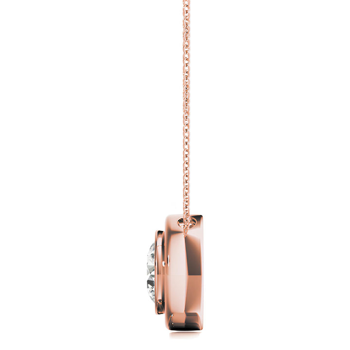0.25 to 2.00 CTW Lab-Grown Round Diamond Pendant Necklace IGI Certified, 14K Gold Elegant Diamond Jewelry