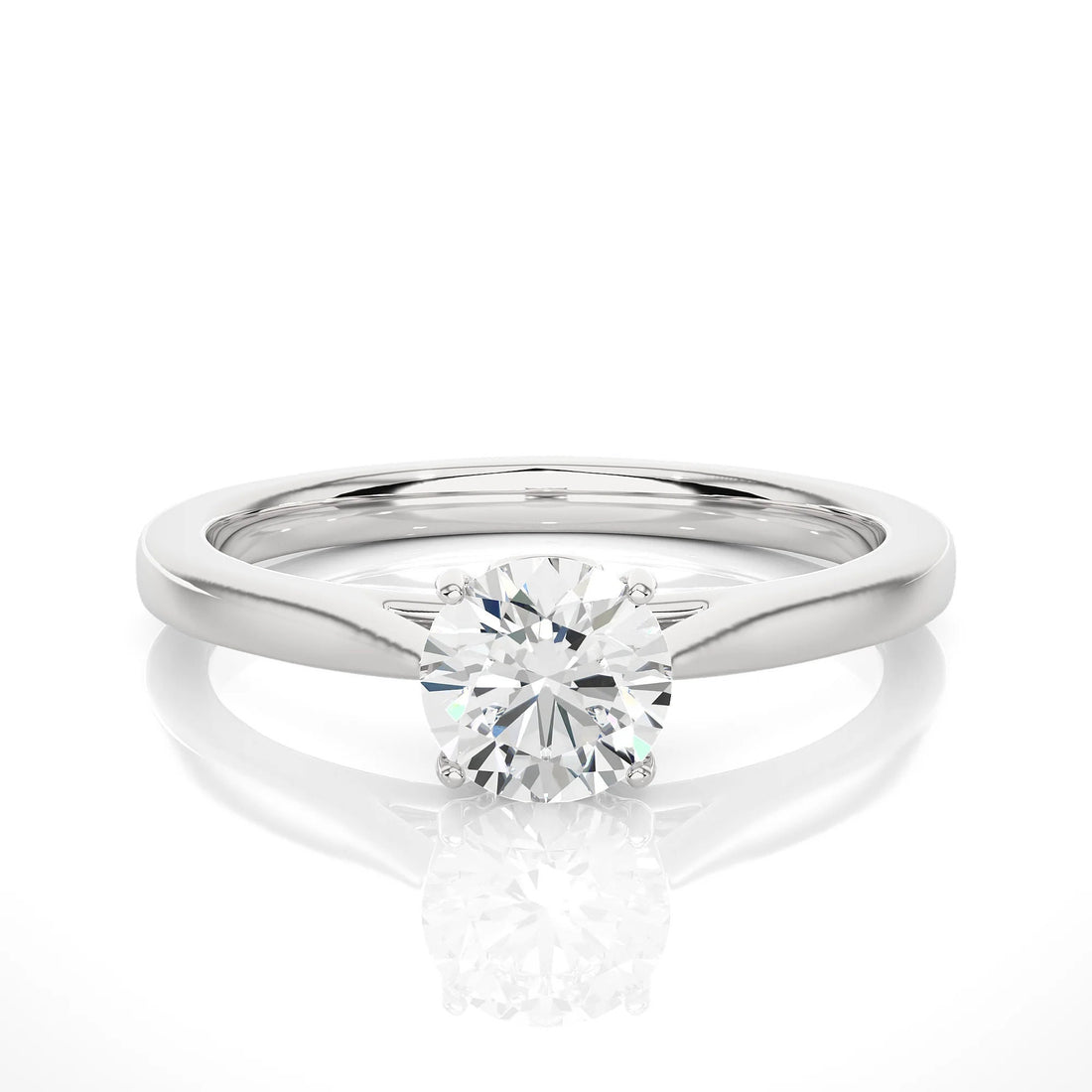Ethically Sourced EF VS/SI Lab-Grown Diamond Solitaire Engagement or Wedding Ring – IGI Certified Diamond in 14K Real Gold