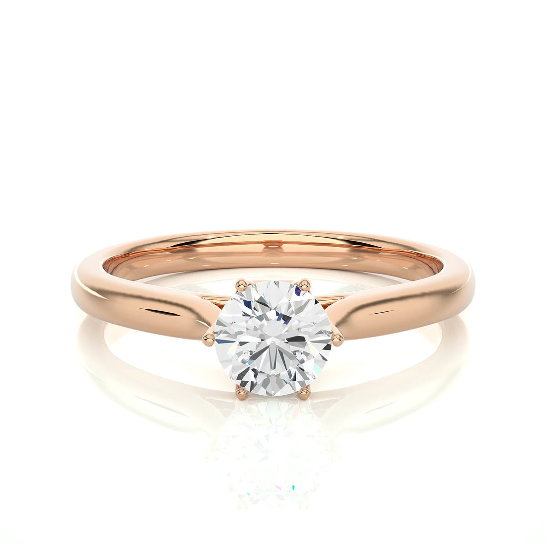 Exquisite IGI Certified 1.50 Ct Lab Grown Diamond Solitaire Engagement Ring in 14K Real Gold – Ethically Sourced EF VS/SI Conflict-Free Diamond