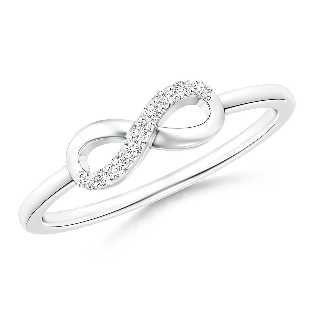 Delicate EF VS/SI Lab-Created Diamond Ring – Solid 14K Gold Women's Half Eternity Wedding or Engagement Band