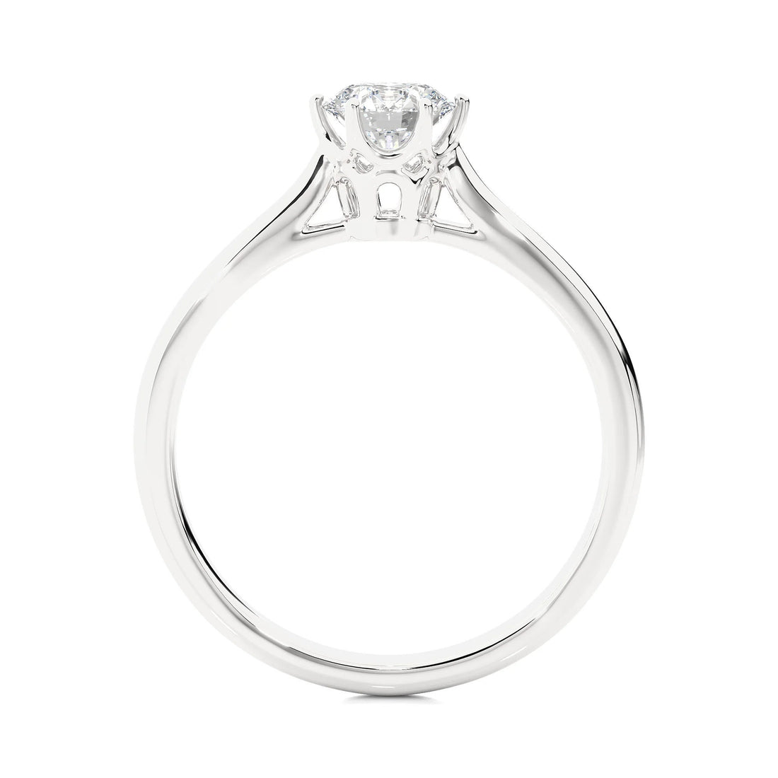 Exquisite IGI Certified 1.50 Ct Lab Grown Diamond Solitaire Engagement Ring in 14K Real Gold – Ethically Sourced EF VS/SI Conflict-Free Diamond