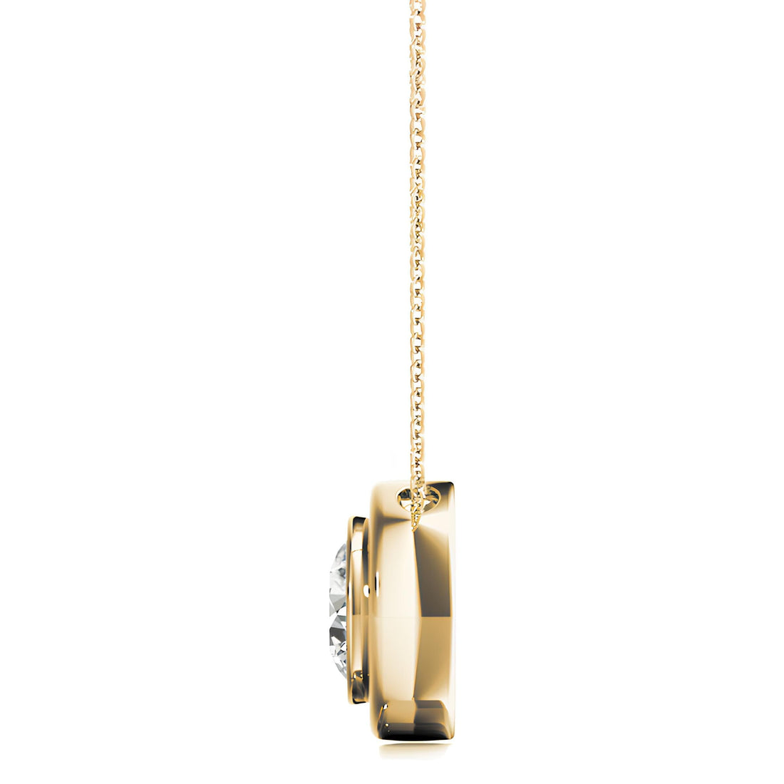 0.25 to 2.00 CTW Lab-Grown Round Diamond Pendant Necklace IGI Certified, 14K Gold Elegant Diamond Jewelry