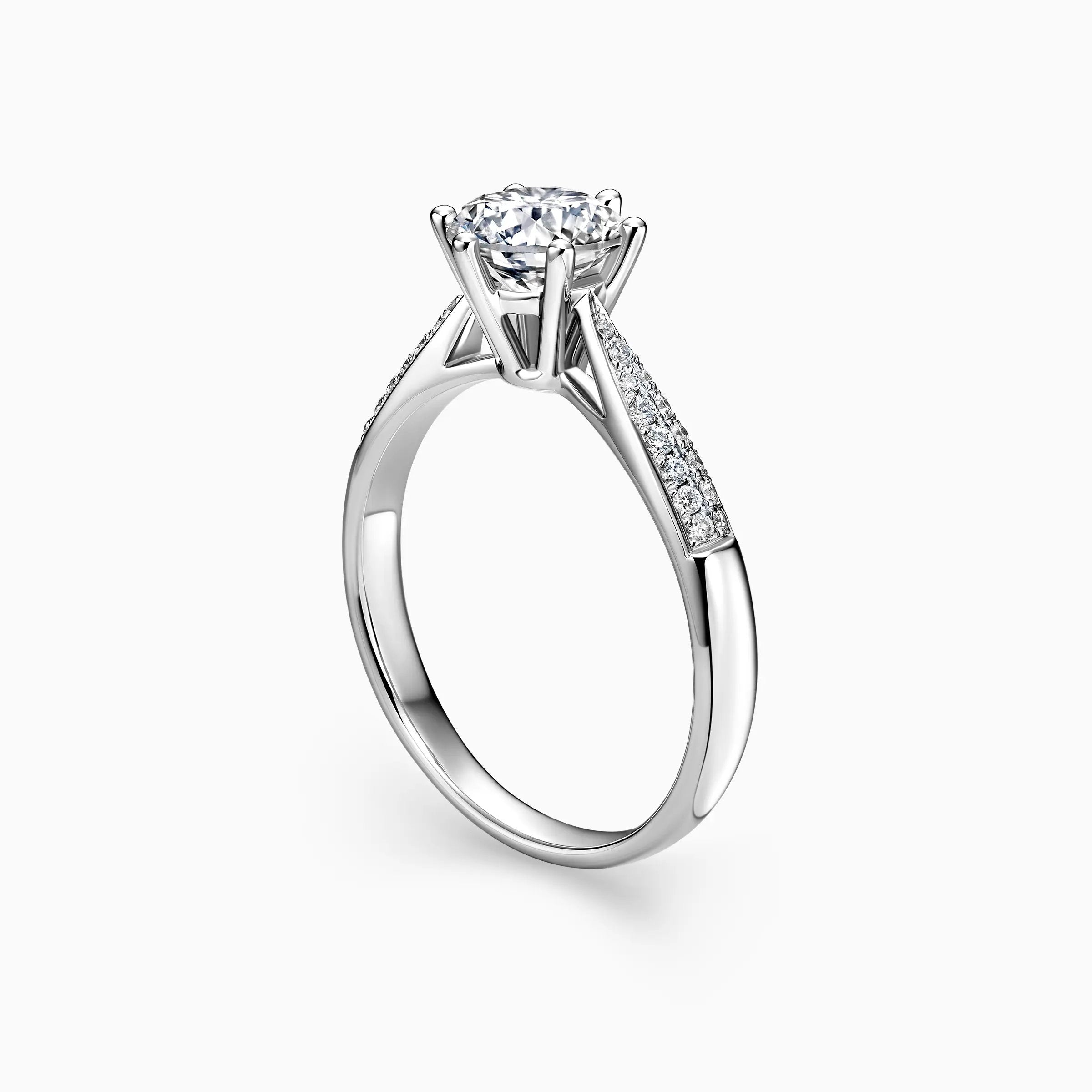 Round Solitaire Engagement Ring – IGI Certified Lab Grown Diamond (0.25 to 2.00 Ct) – Elegant 14K Real Gold Wedding Ring