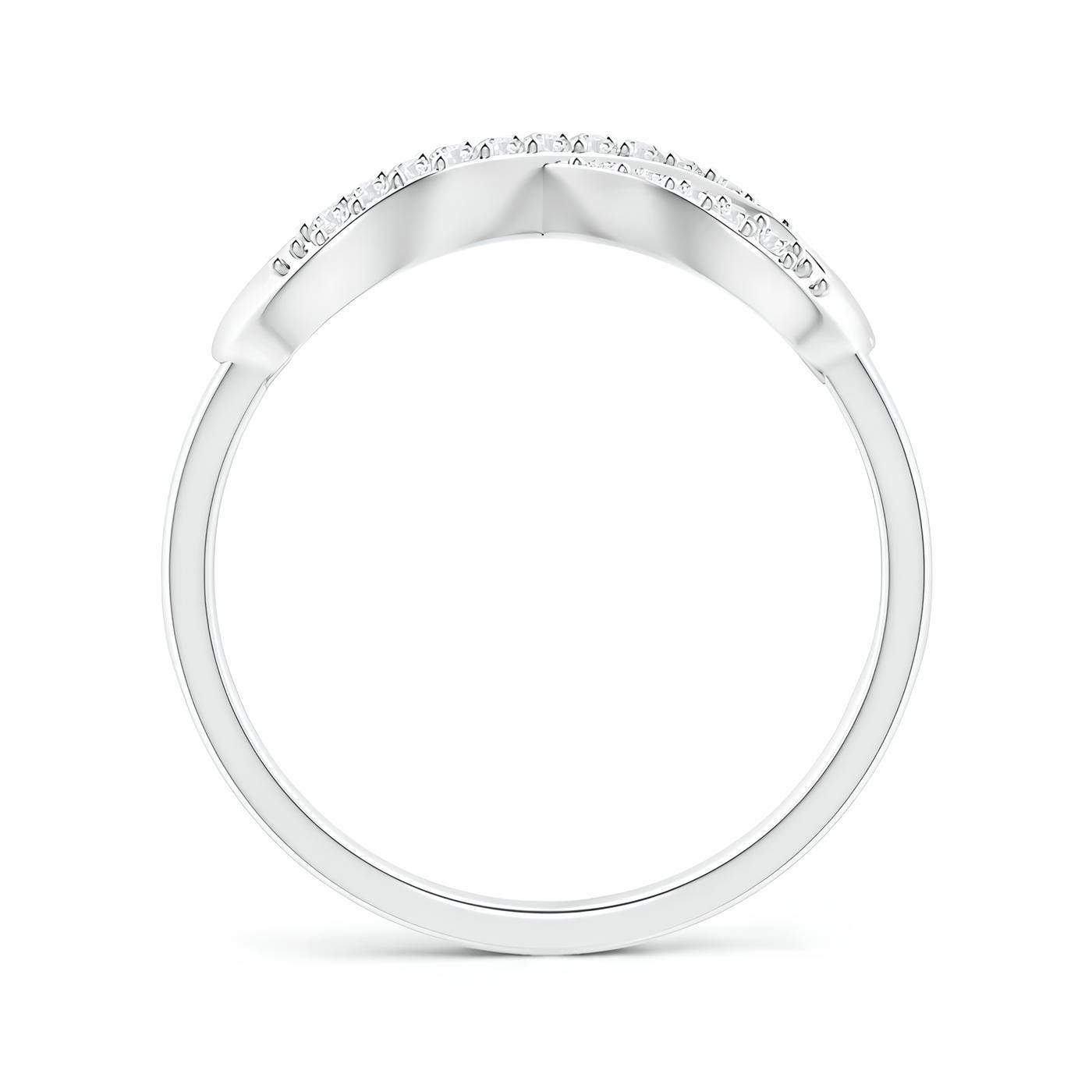 Infinity Heart EF VS/SI Lab-Created Diamond Ring – Women's Half Eternity Wedding Band in 14K Yellow Gold