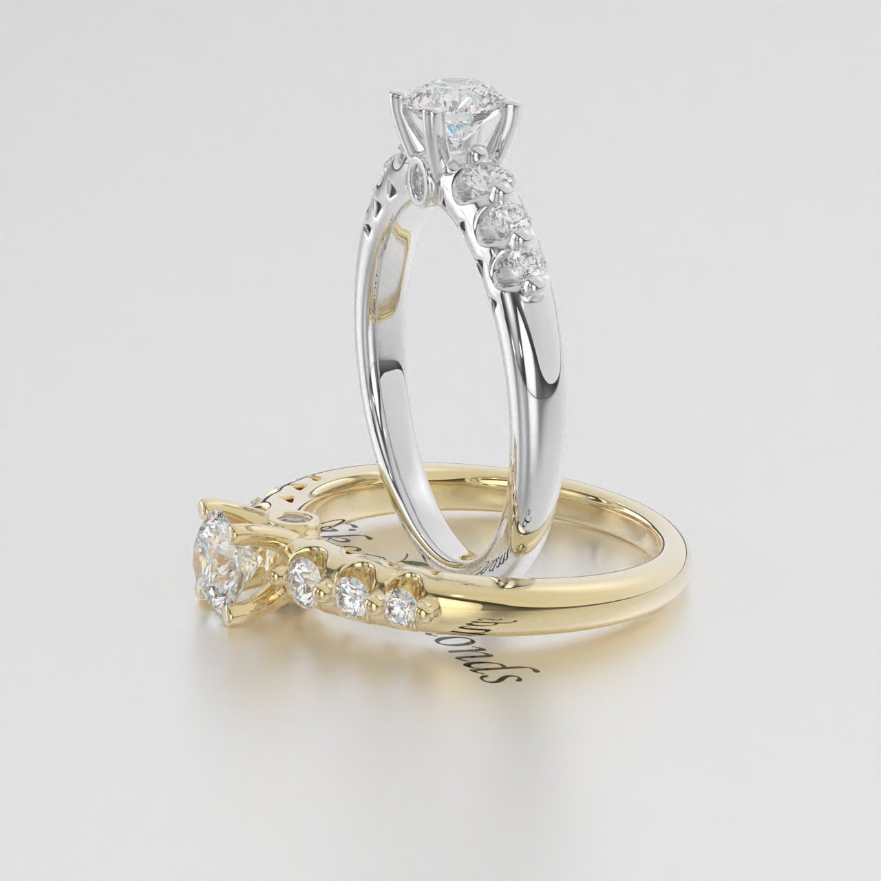 IGI Certified Lab-Grown Diamond Halo Engagement Ring – EF VS/SI Round Cut in 14K Gold | Wedding Ring & Gift for Her