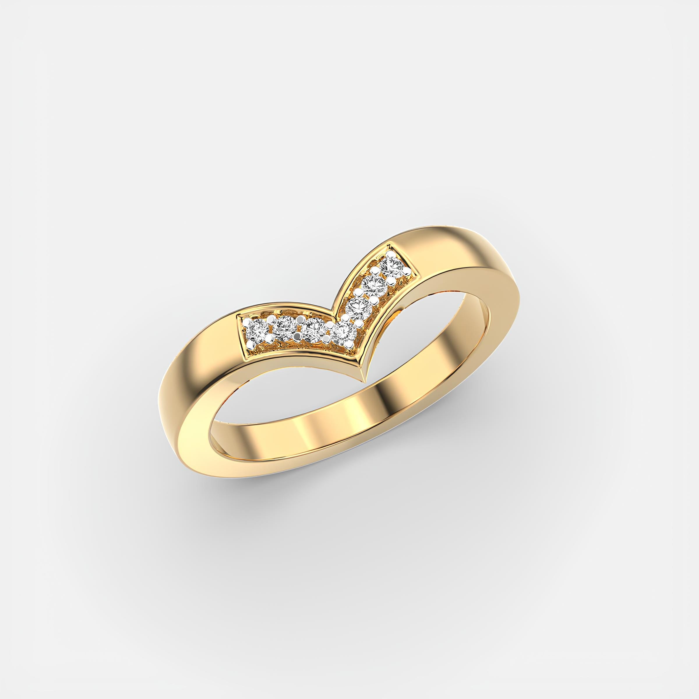 Valentine Forever EF VS/SI Lab-Created Diamond Half Eternity Wedding Band – 14K Solid Gold