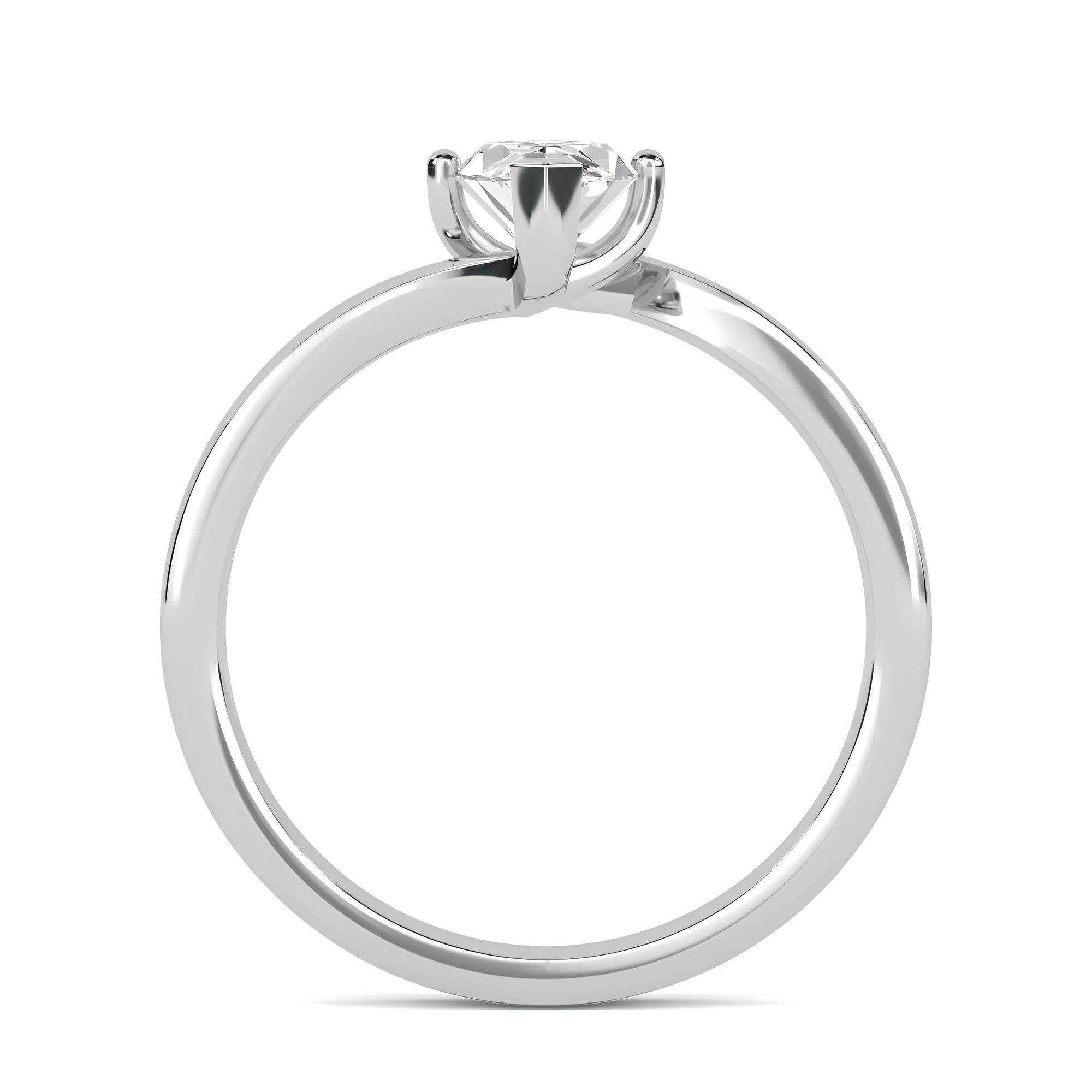 1.00 Ct Marquise Cut Lab-Grown Diamond Solitaire Engagement Ring EF VS/SI Certified Diamond in 14K Gold or Platinum