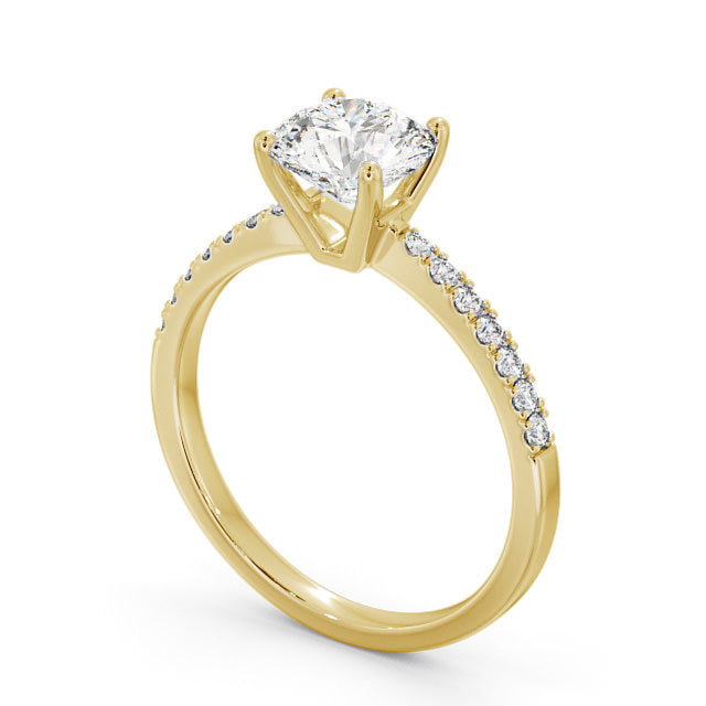 Nordic Gold Wedding Ring Certified 1.12 CT VS/SI Lab Grown Diamond (Demi-Fine)