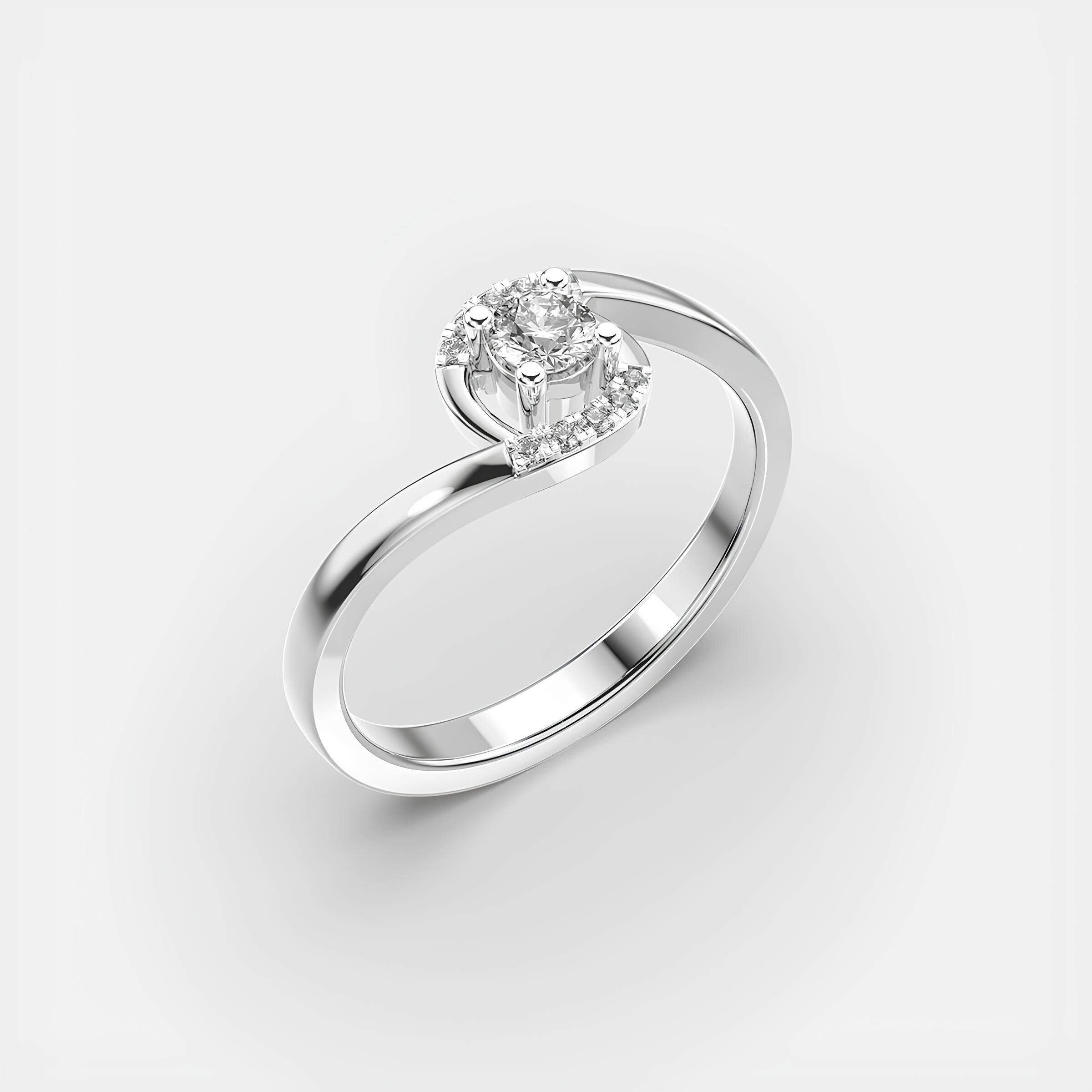 Elegant EF VS/SI Lab-Created Diamond Half Eternity Wedding Band 14K Gold Ring for Women