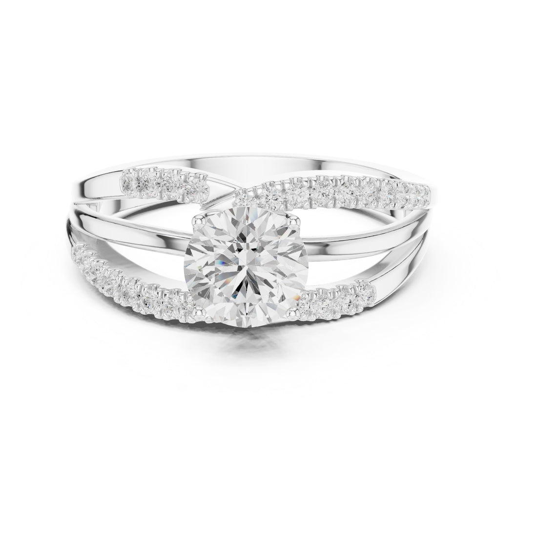 Lab Diamond Wedding Band, Round Brilliant EF/VS Matching Band with Engagement Ring, Stacking Band Gift 14K Gold