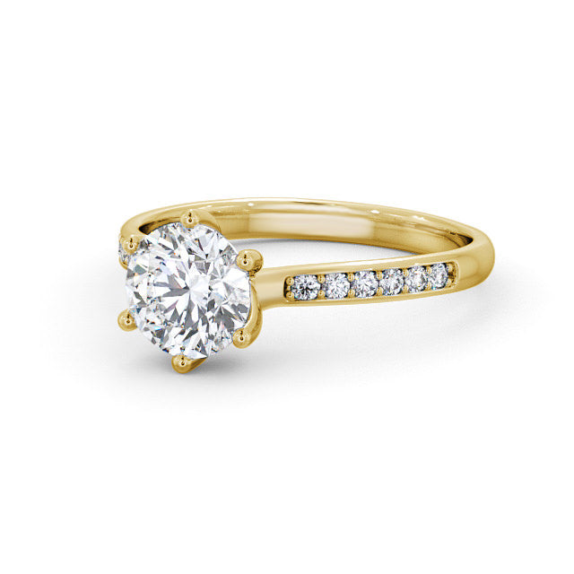 Certified 1.07 CT VS/SI Lab Grown Diamond Nordic Gold Wedding Ring (Demi-Fine)