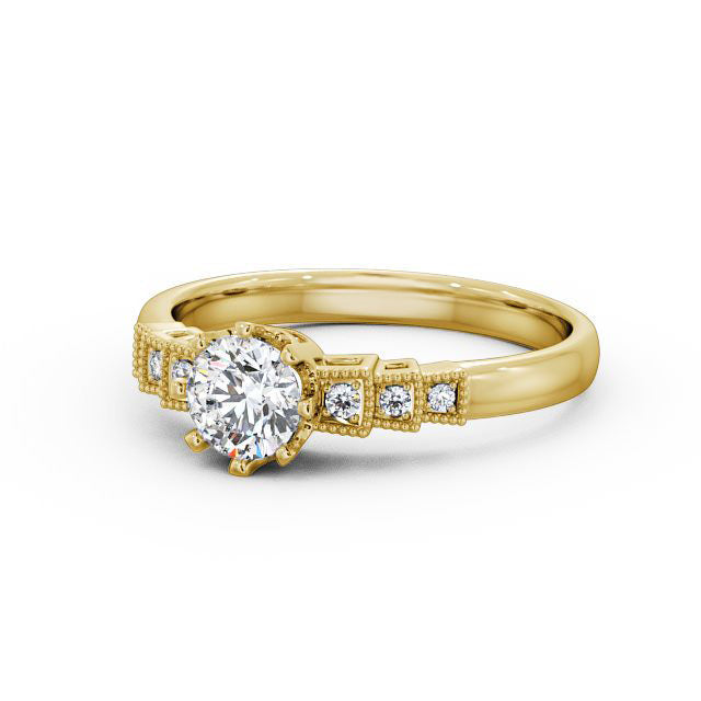 Certified 1.15 CT VS/SI Lab Grown Diamond Women's Wedding Ring 925 Sterling Silver With Vermeil Gold