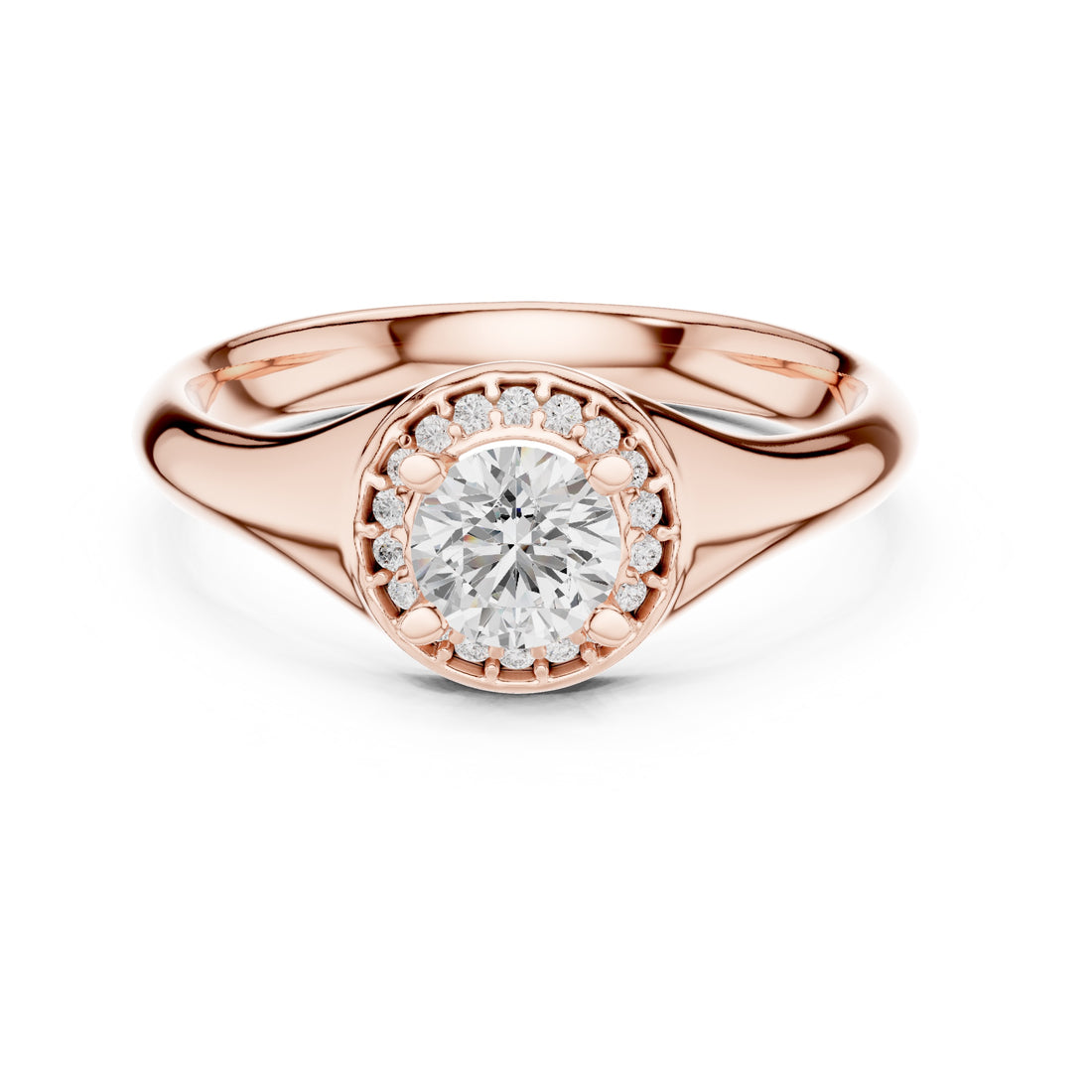 Lab Diamond Wedding Band, Round Brilliant EF/VS Matching Band with Engagement Ring, Stacking Band Gift 14K Gold
