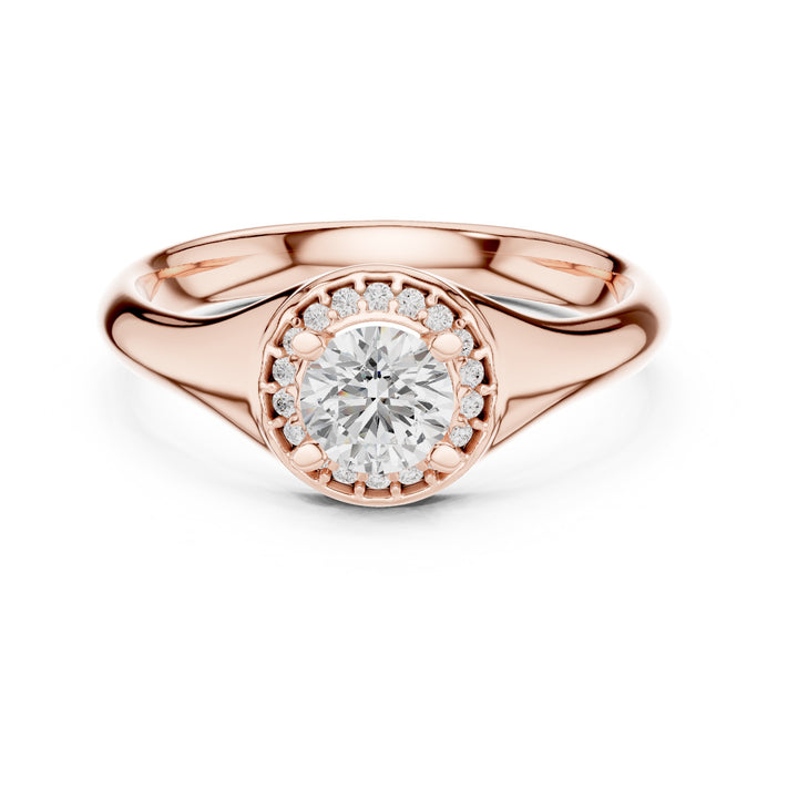 Lab Diamond Wedding Band, Round Brilliant EF/VS Matching Band with Engagement Ring, Stacking Band Gift 14K Gold