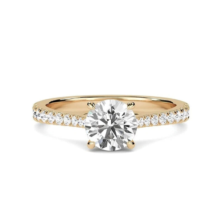 1.20 CT Certified VS/SI Lab Grown Diamond Nordic Gold Wedding Ring (Demi-Fine)