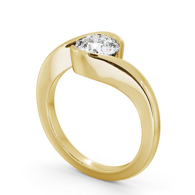 Certified Round Cut 1.00 CT EF VS/SI Lab Grown Diamond Nordic Gold Anniversary Ring (Demi-Fine)