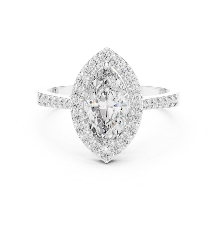 1.34 Carat Certified Lab-Grown Diamond Engagement Ring For Women's – Solitaire Ring – Prong Set 14K Gold Wedding Ring