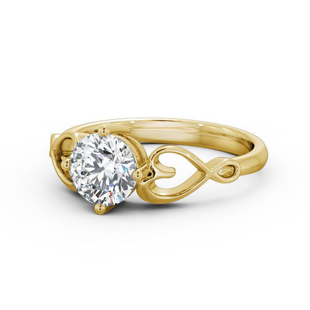 Certified 1.00 CT VS/SI Lab Grown Diamond Women's Engagement Ring 925 Sterling Silver With Vermeil Gold