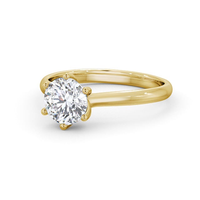 Nordic Gold Wedding Ring Certified 1.00 CT VS/SI Lab Grown Diamond (Demi-Fine)