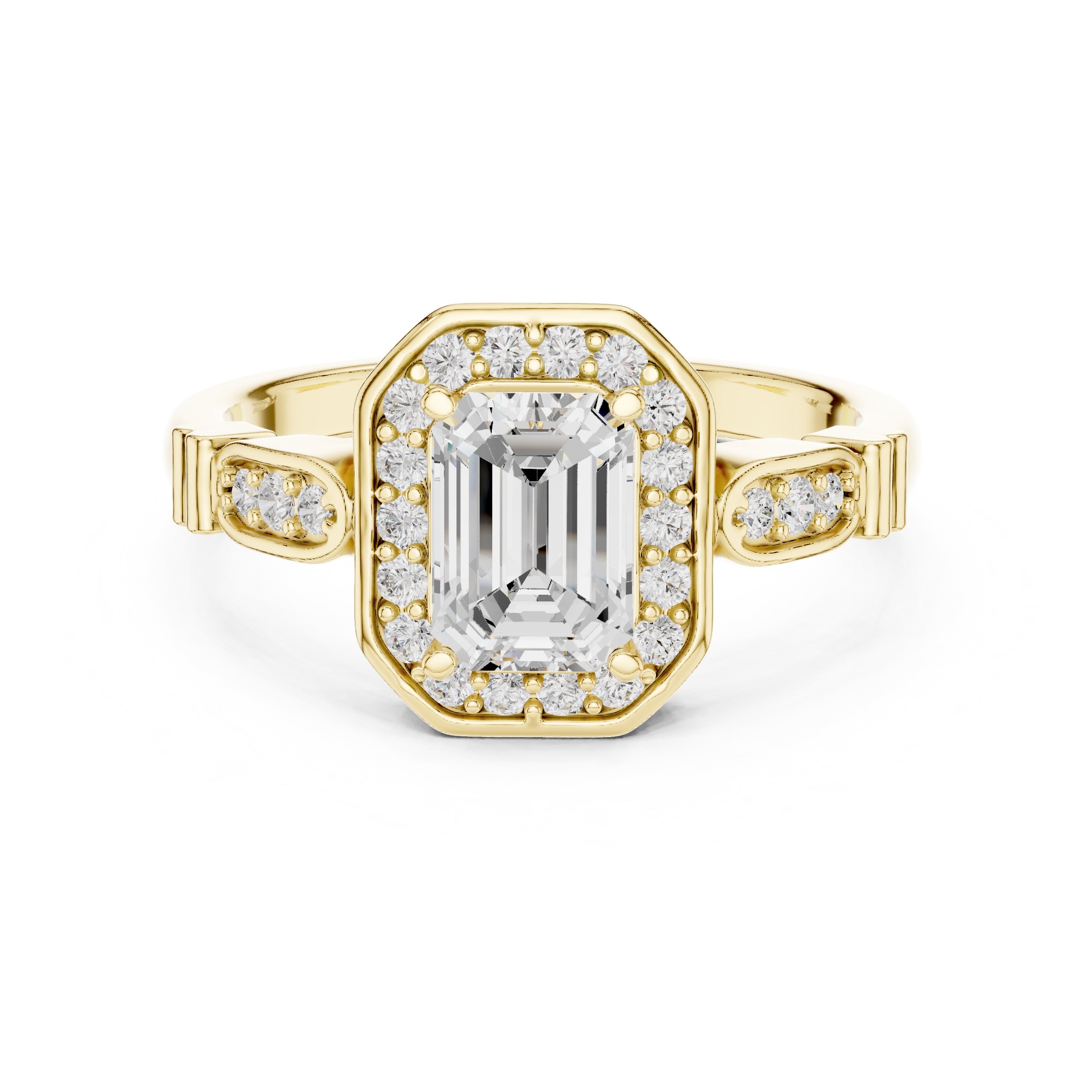 1.28 Carat Certified Lab-Grown Diamond Engagement Ring For Women's – Solitaire Ring – Prong Set 14K Gold Wedding Ring