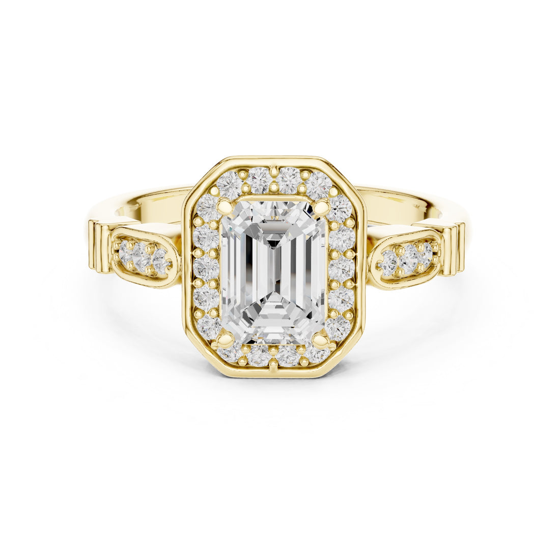 1.28 Carat Certified Lab-Grown Diamond Engagement Ring For Women's – Solitaire Ring – Prong Set 14K Gold Wedding Ring