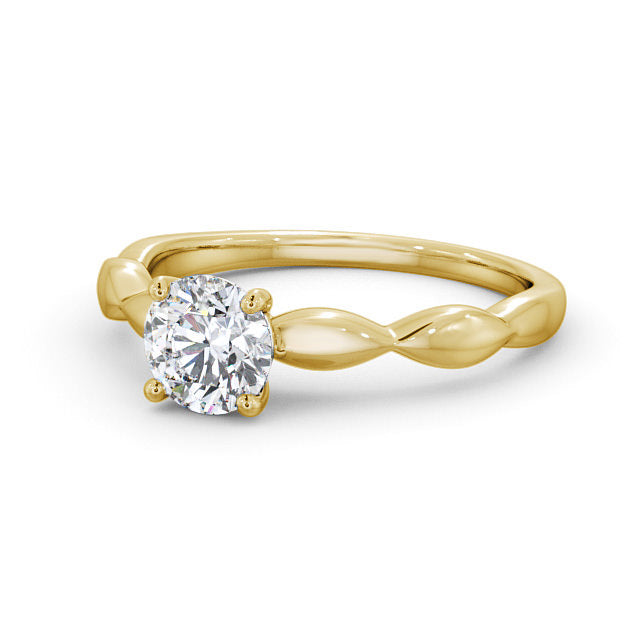 Certified 1.00 CT VS/SI Lab Grown Diamond Women's Engagement Ring 925 Sterling Silver With Vermeil Gold