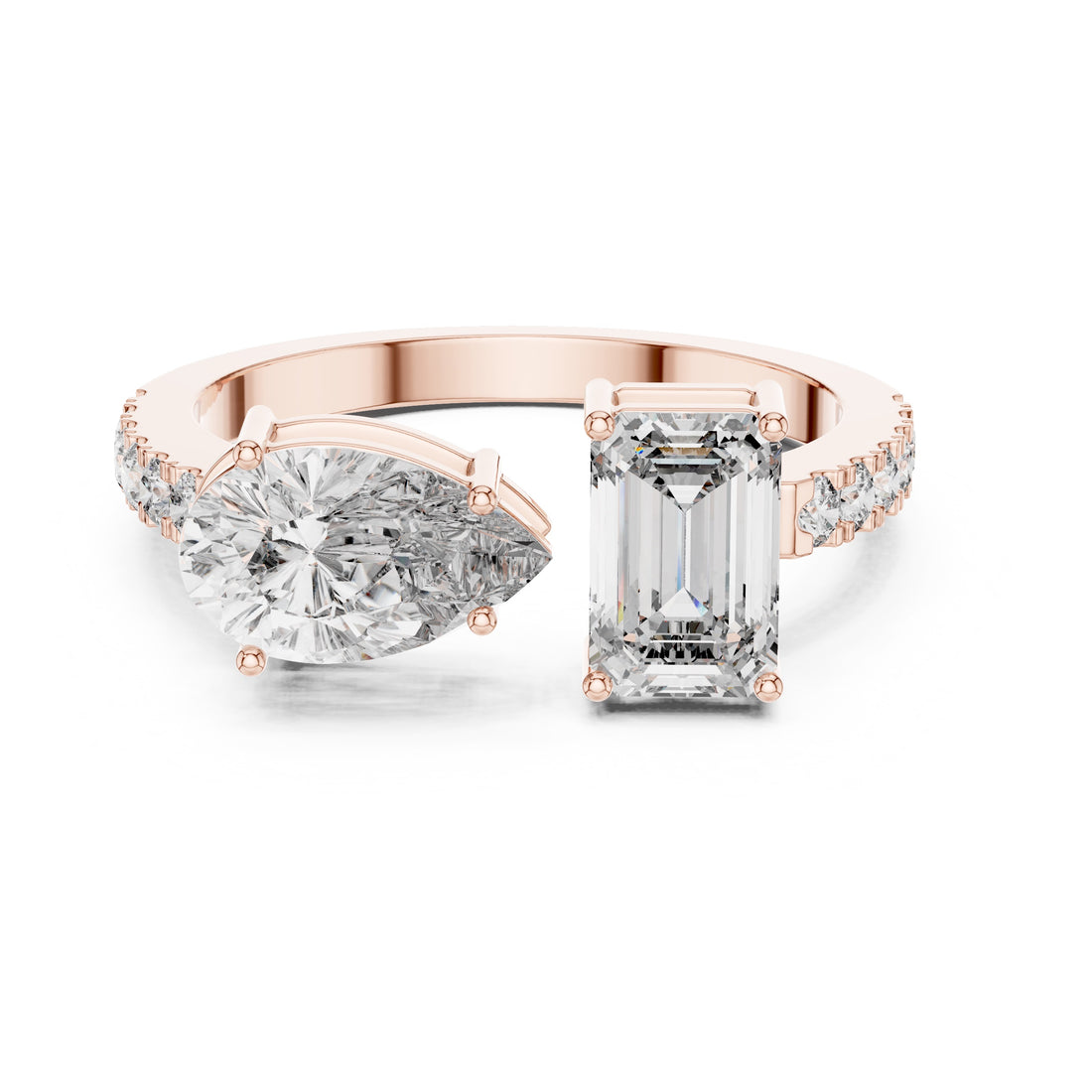 2.1CTW EF VS/SI Lab-Grown Diamond Ring Engagement or Wedding Ring for Women in 14K Gold, Perfect Anniversary Gift