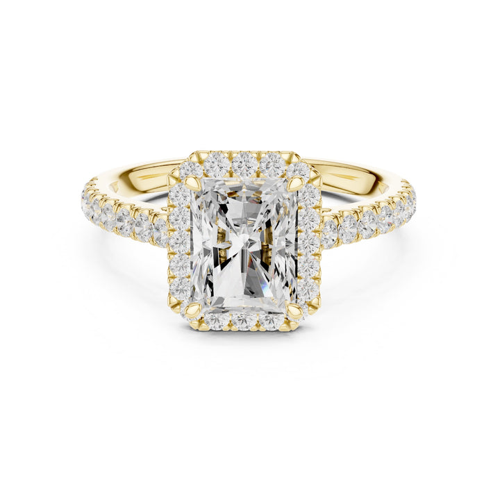 1.98 Carat Certified Lab-Grown Diamond Engagement Ring For Women's – Solitaire Ring – Prong Set 14K Gold Wedding Ring