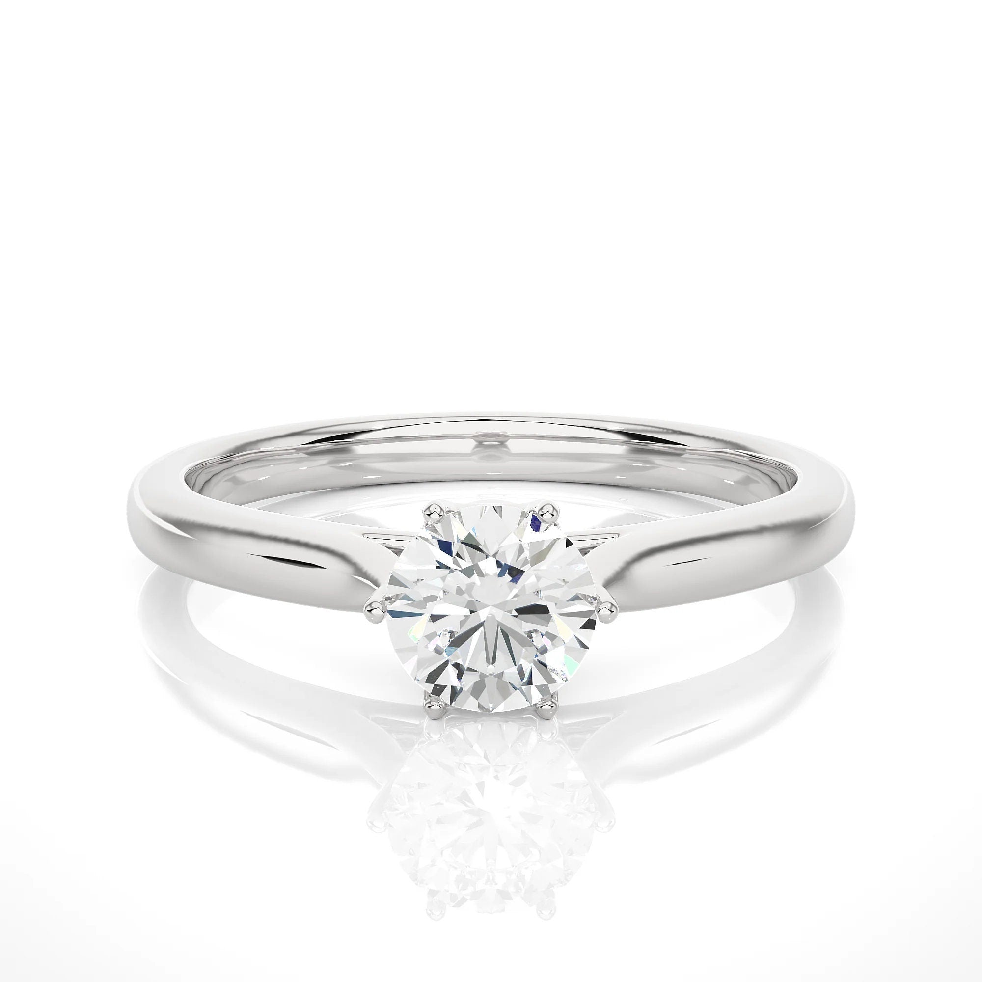 Exquisite IGI Certified 1.50 Ct Lab Grown Diamond Solitaire Engagement Ring in 14K Real Gold – Ethically Sourced EF VS/SI Conflict-Free Diamond