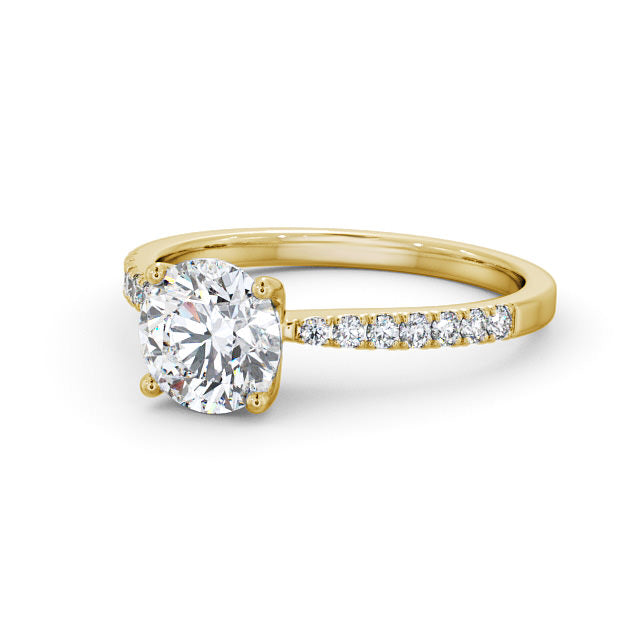 Women's Wedding Ring Certified 1.12 CT EF VS/SI Lab Grown Diamond 925 Sterling Silver With Vermeil Gold