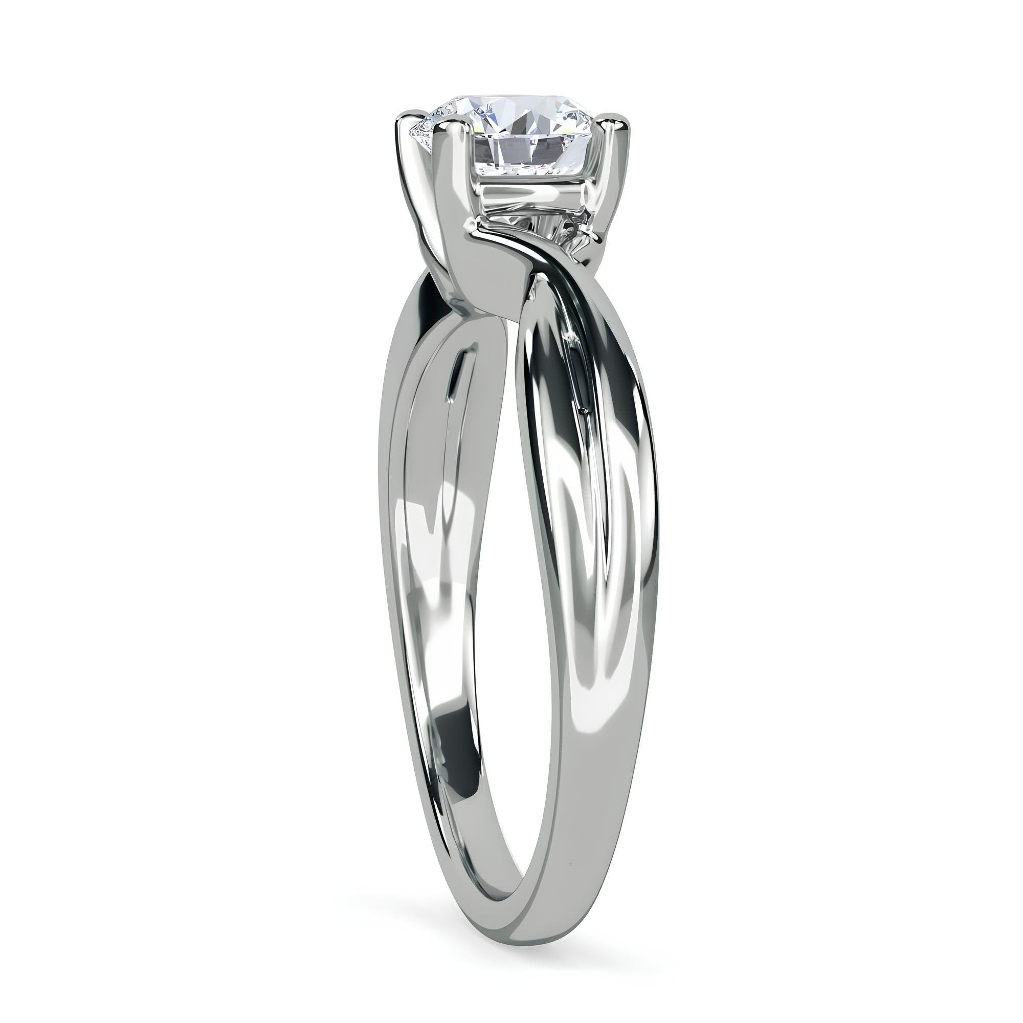 Exquisite Round Cut EF VS/SI Lab-Grown Diamond Solitaire Ring – Certified, Conflict-Free Diamond in 14K Solid Gold | Ideal for Engagements & Weddings