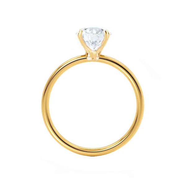 Certified 1.00 CT Radiant Cut EF VS/SI Lab Grown Diamond Nordic Gold Engagement Ring (Demi -Fine)