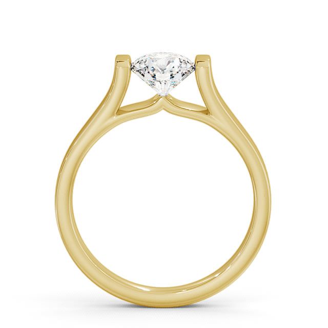 Certified 1.00 CT Round Cut Lab Grown Diamond Women's Anniversary Ring 925 Sterling Silver With Vermeil Gold