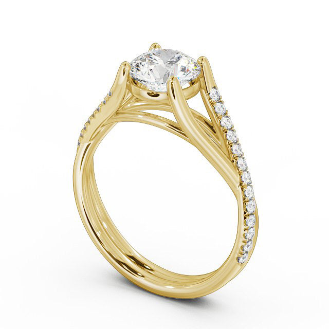 Wedding Ring Certified 1.20 CT EF VS/SI Lab Grown Diamond 925 Sterling Silver With Vermeil Gold
