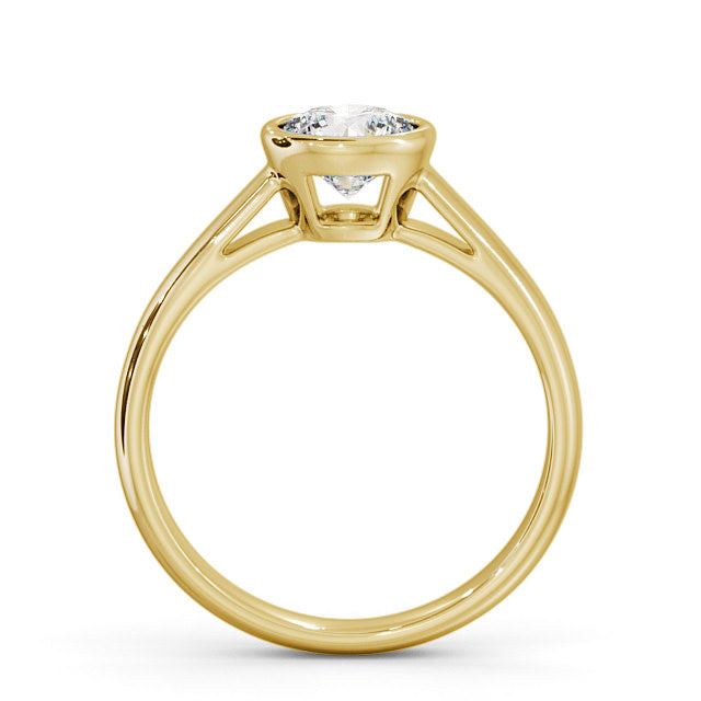 Certified 1.00 CT EF VS/SI Lab Grown Diamond Engagement Ring 925 Sterling Silver With Vermeil Gold