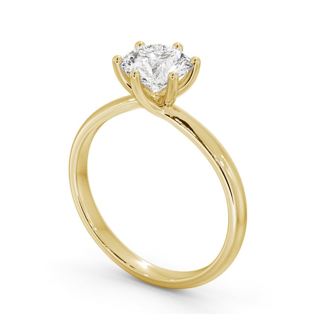 Delicate Wedding Ring Certified 1.00 CT EF VS/SI Lab Grown Diamond 925 Sterling Silver With Vermeil Gold