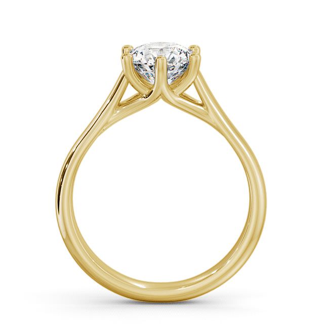 Certified 1.00 CT EF VS/SI Lab Grown Diamond Engagement Ring 925 Sterling Silver With Vermeil Gold