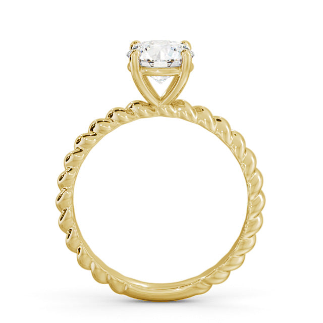 Certified 1.00 CT VS/SI Lab Grown Diamond Wedding Ring 925 Sterling Silver With Vermeil Gold