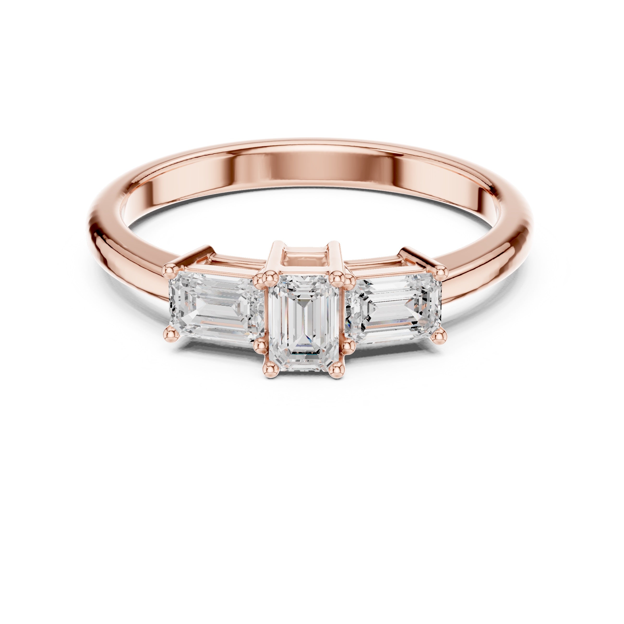 1.68 Carat Certified Lab-Grown Diamond Engagement Ring For Women's – Solitaire Ring – Prong Set 14K Gold Wedding Ring