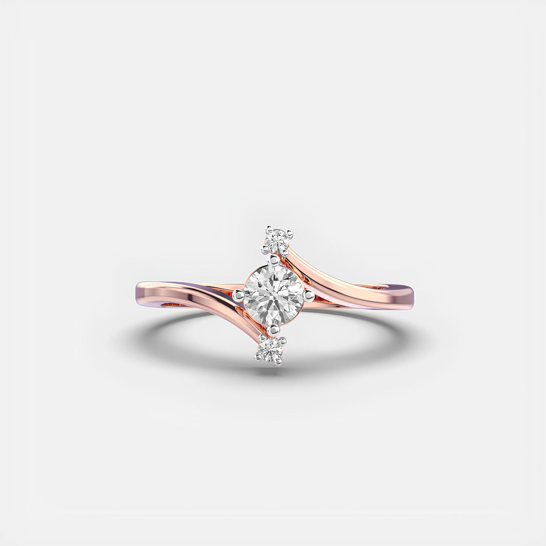 Elegant Diamond Ring ,Lab Created Diamond , 14K Solid White Gold ,Wedding Band ,Woman's Eternity Ring