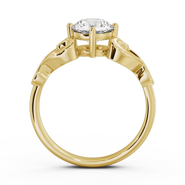 Certified 1.00 CT VS/SI Lab Grown Diamond Women's Engagement Ring 925 Sterling Silver With Vermeil Gold