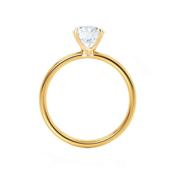 Certified 1.00 CT Cushion Cut EF VS/SI Lab Grown Diamond Nordic Gold Engagement Ring (Demi -Fine)