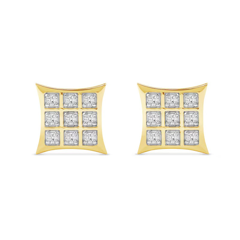 0.80 CT Round Cut Certified VS/SI Lab Grown Diamond Stud Earrings 925 Sterling Silver With Vermeil Gold