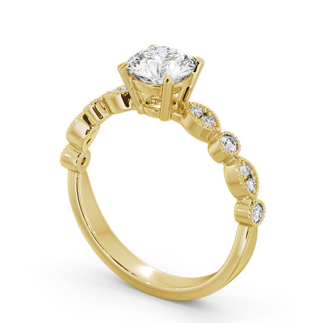 Certified 1.15 CT Round EF VS/SI Lab Grown Diamond Wedding Ring 925 Sterling Silver With Vermeil Gold