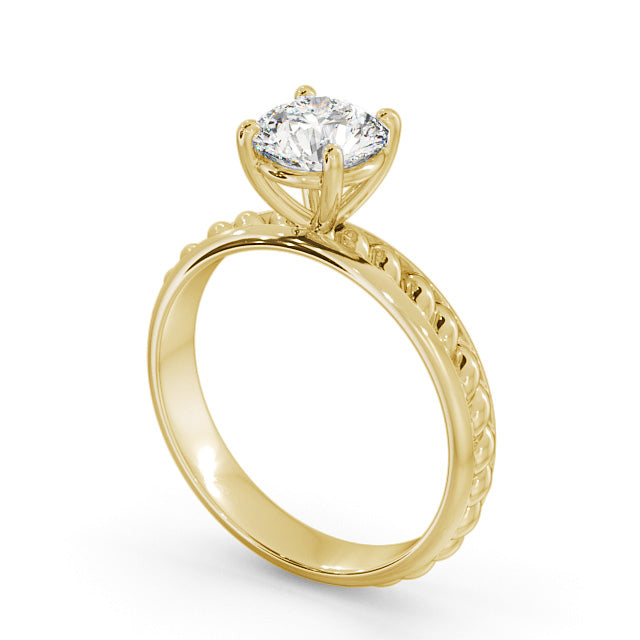 Certified 1 CT VS/SI Lab Grown Diamond Nordic Gold Engagement Ring (Demi-Fine)