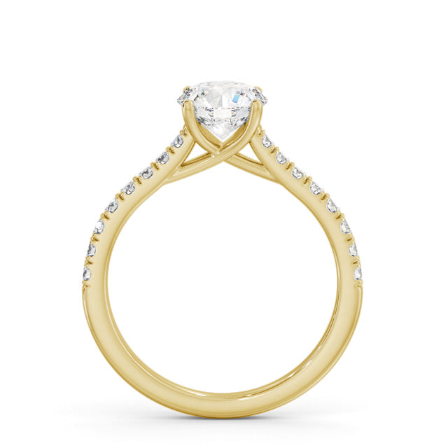 Certified 1.20 CT Round Cut EF VS/SI Lab Grown Diamond Nordic Gold Wedding Ring (Demi-Fine)