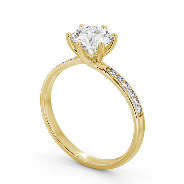 Certified 1.07 CT VS/SI Lab Grown Diamond Nordic Gold Wedding Ring (Demi-Fine)